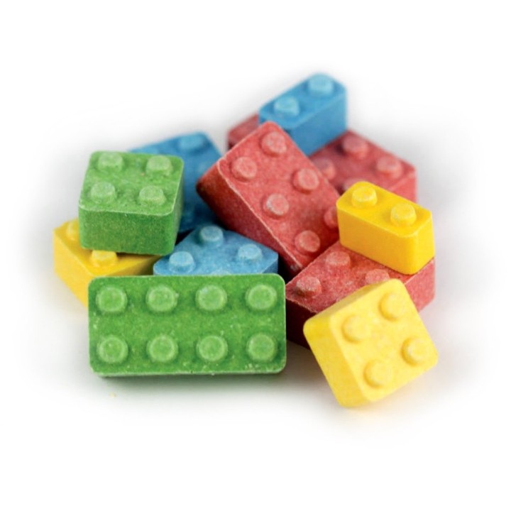 Crunchy Candy Lego Bricks