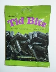 Tid Bitz Dutch Black Licorice 5.3oz bag