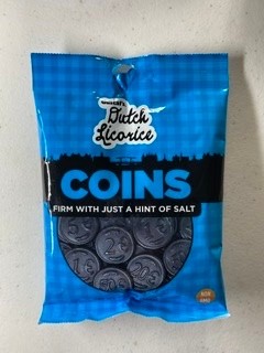 Black Licorice Salted Coins Bag 5.3oz
