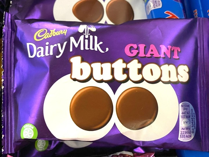 Cadbury Chocolate Buttons 40g Bag (Was $3.50)