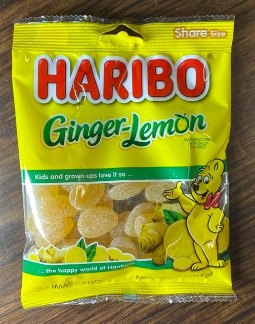 Haribo Ginger Lemon gummies