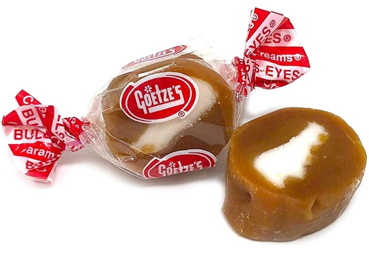 Bullseye Caramel Creams 1/2lb.