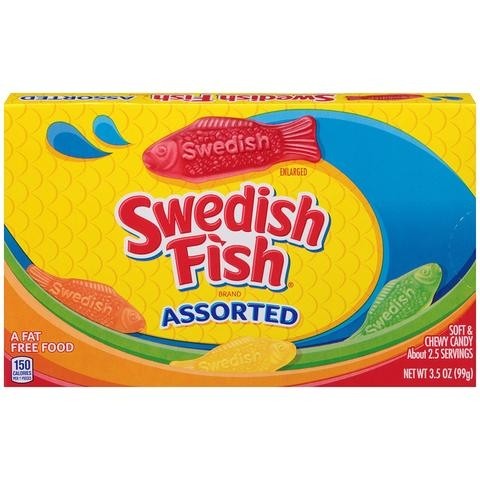 Swedish Fish Assorted Colors 3.5oz box - SALE - was $2.25