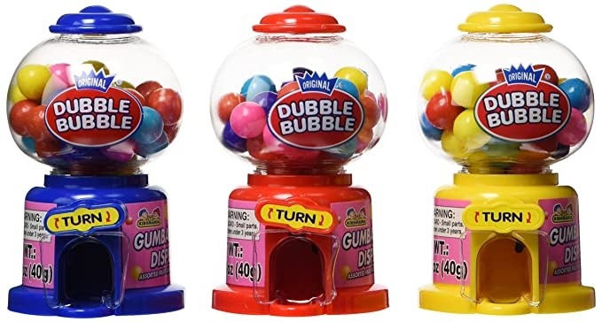 Mini Dubble Bubble Gumball Machine