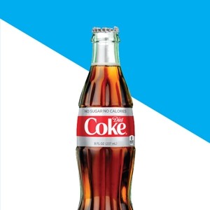 DIET COKE (GLASS)