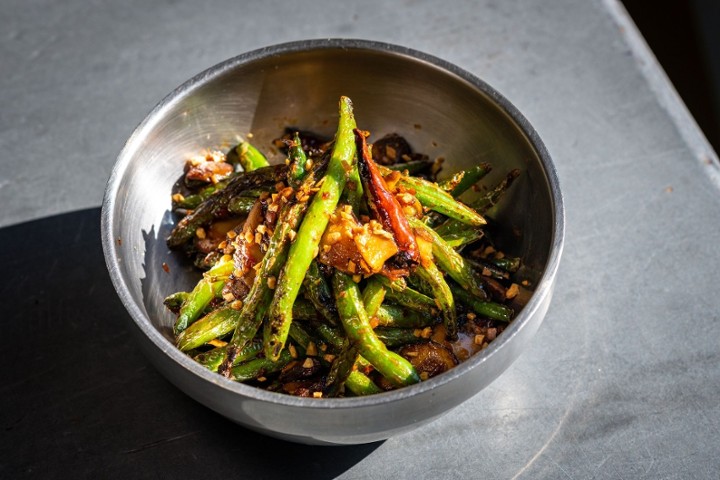 GF Wok Blistered Green Beans