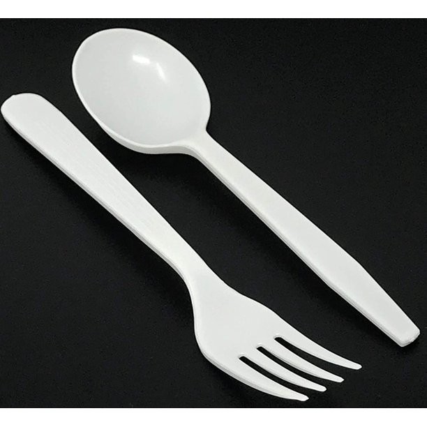 Fork, spoon and napkins