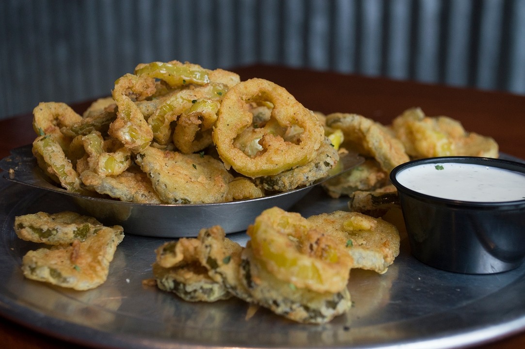 Fried Pickles & Banana Peppers