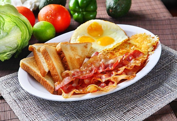 Two Eggs, Bacon & Toast Platter *
