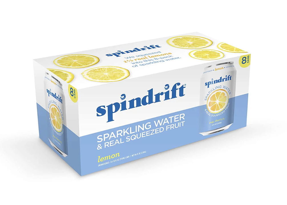 Spindrift, Lemon (8 pack)