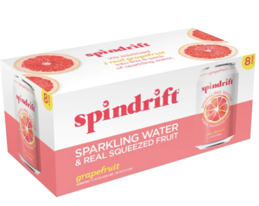 Spindrift, Grapefruit (8 pack)