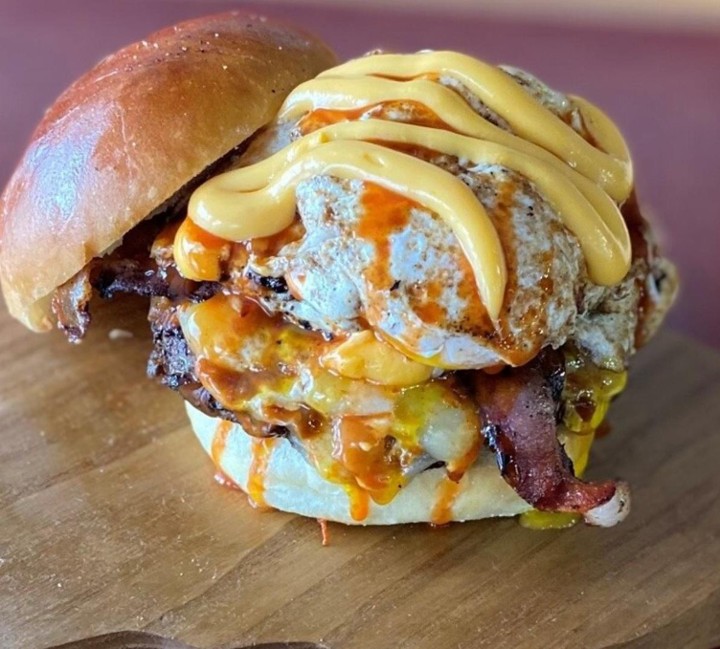 Old Dad's Hangover Burger