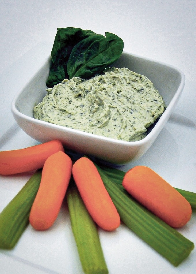 Spinach Dip and Vegetables **Leaving soon**