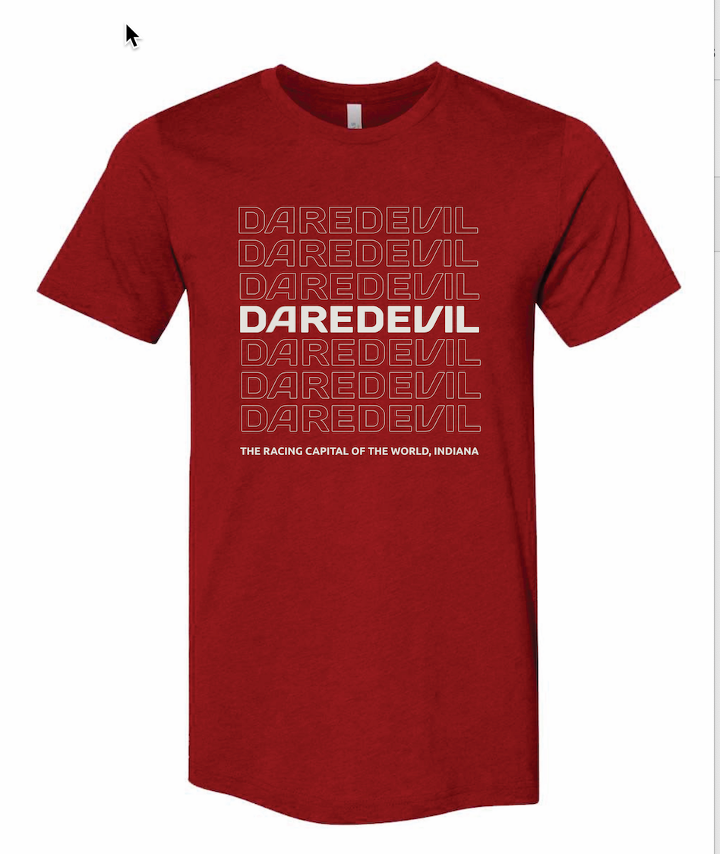 Daredevil Stacked Logo - Red
