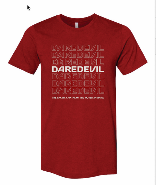 Daredevil Stacked Logo - Red