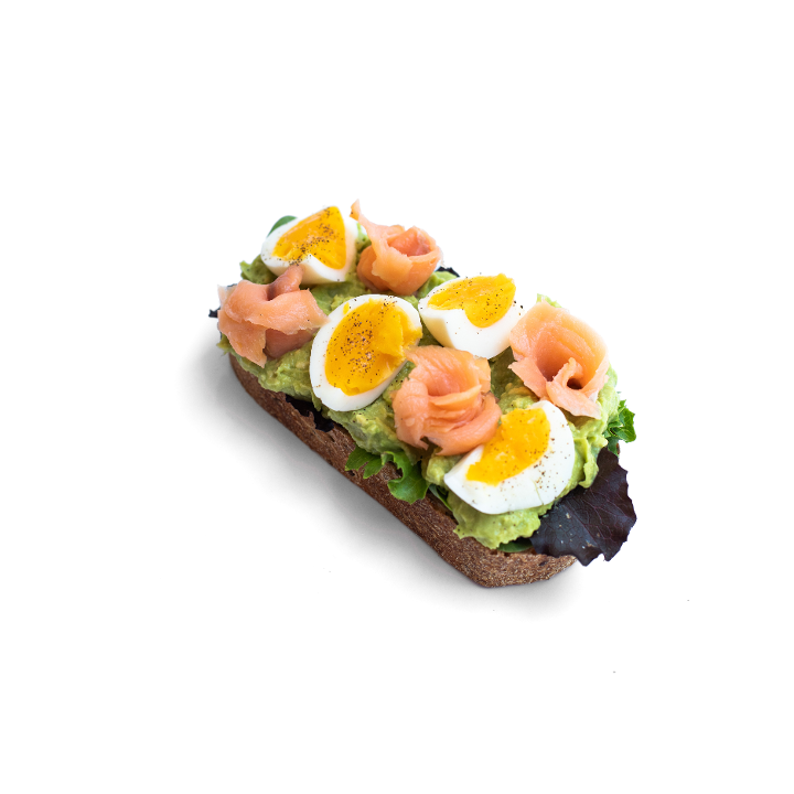 Salmon Egg Avo Toast