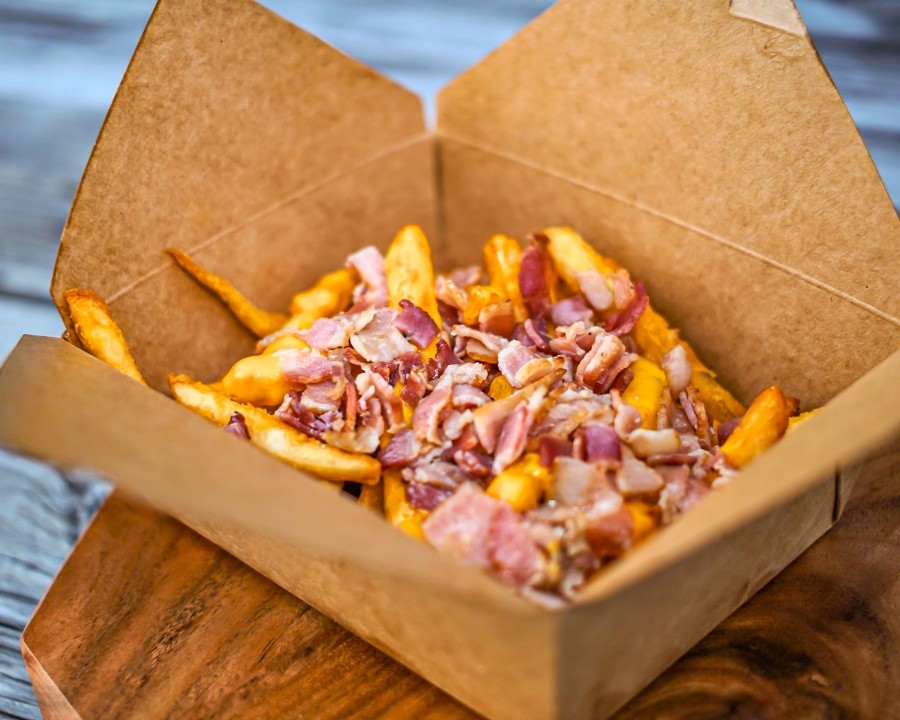 Bacon cheese fries