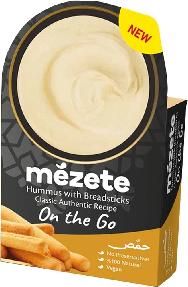 Hummus On The Go (With Bread sticks) 3.25oz