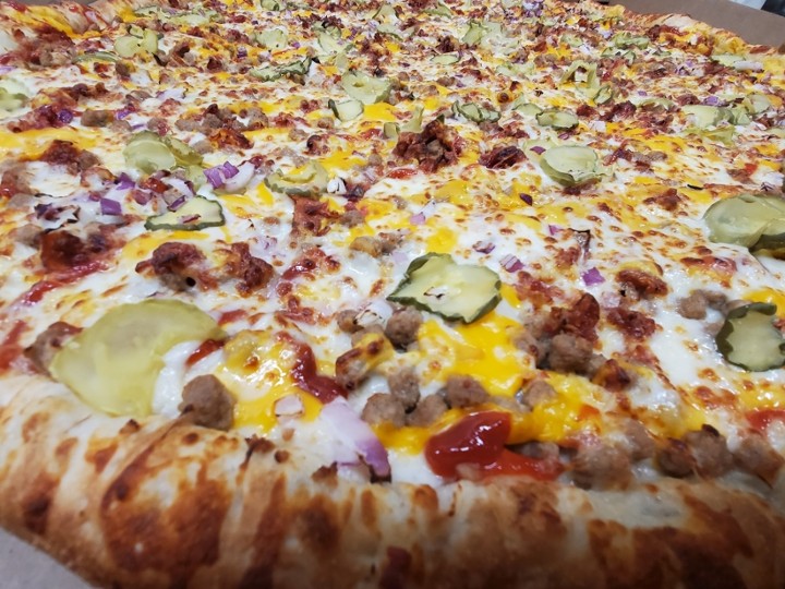 14" Large Cheeseburger Pizza