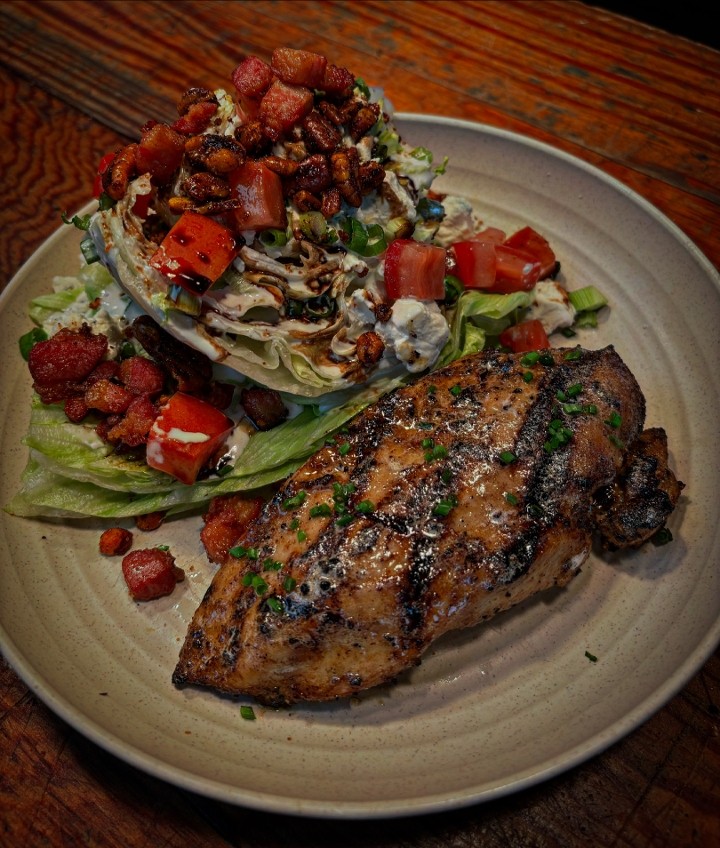 Mimsy’s Craft Barbecue & Steakhouse - Grilled Chicken Breast & Wedge Salad
