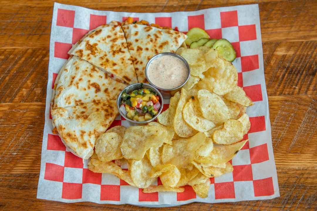 Smoked Sweet-Potato Vegetarian Quesadilla