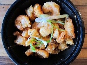 Miso Glazed Crispy Shrimp Bites
