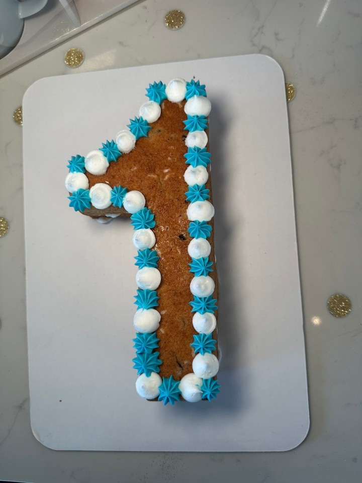 Cookie Number Cake