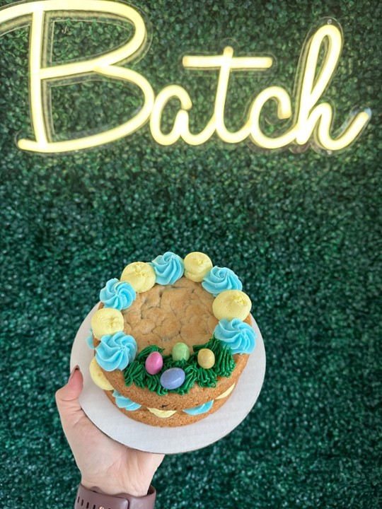 Easter 6” double layer cookie cake