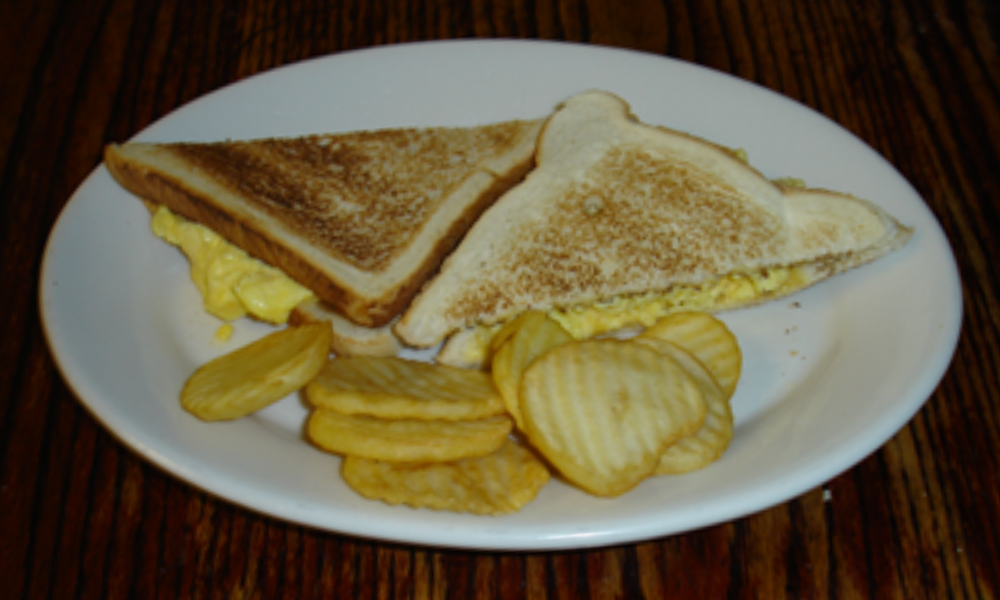 Kid's Egg and Cheese Sandwich and Fries