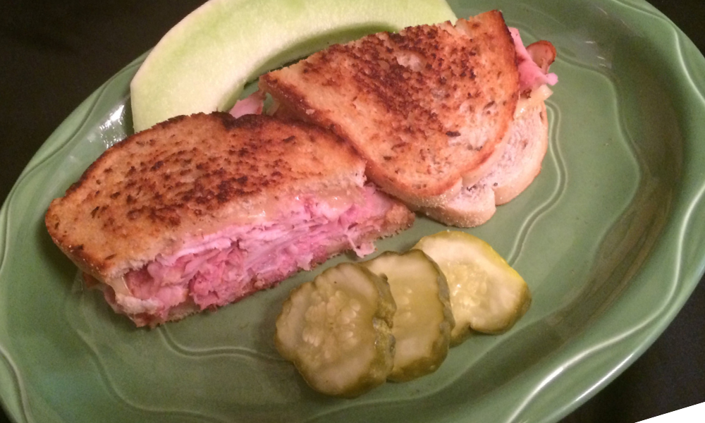 Grilled Applewood Smoked Ham & Cheese