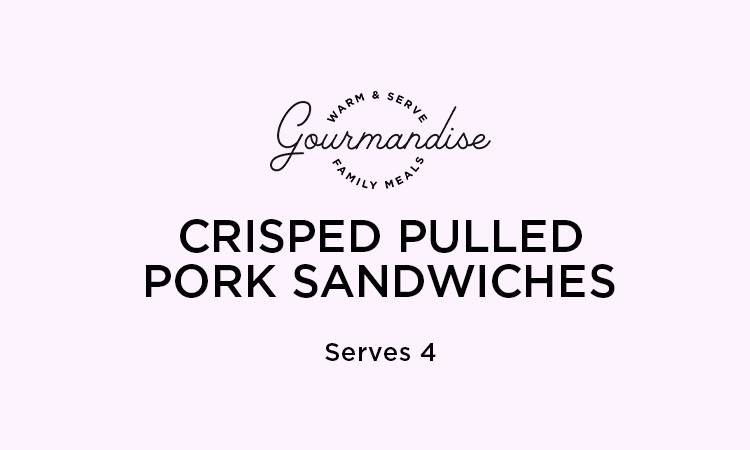 Crisped Pulled Pork Sandwiches