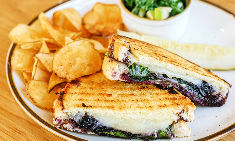 Blueberry Balsamic Grilled Cheese*