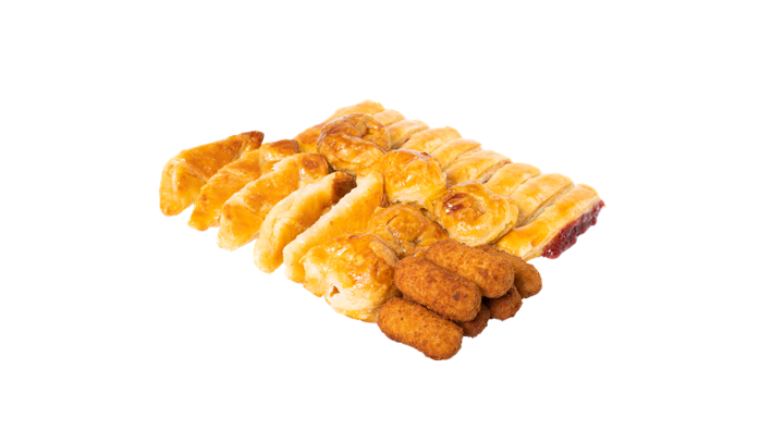 Tray of Pastelitos y Croqueticas 25 pcs