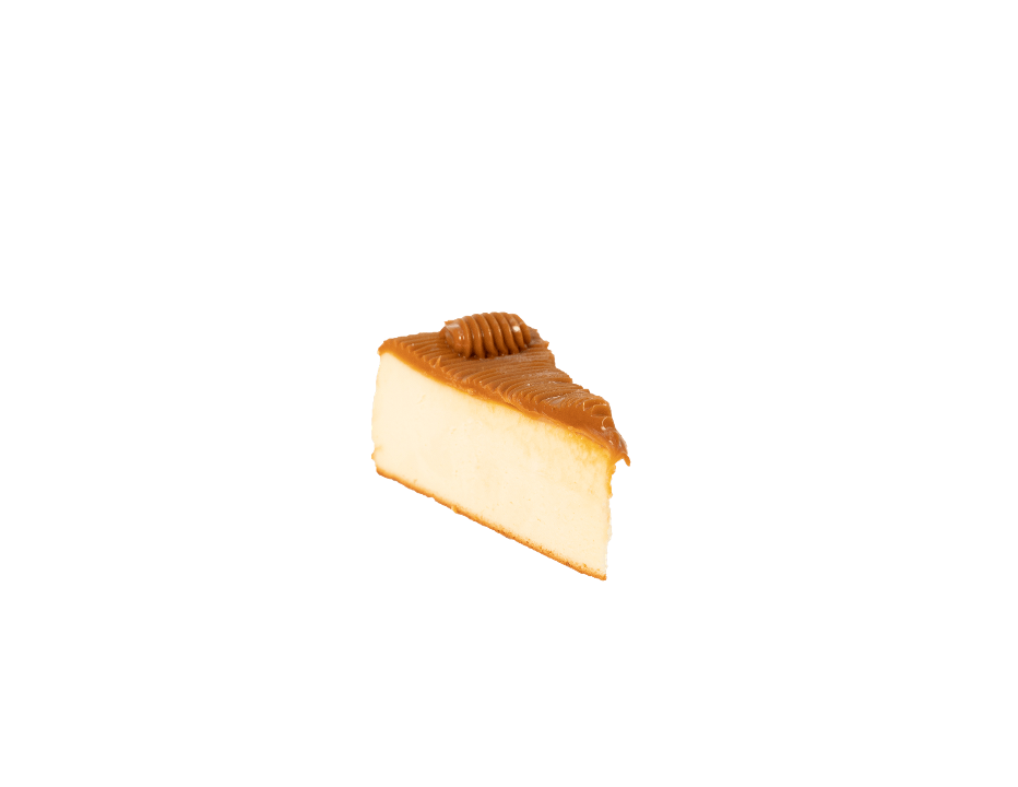 Slice Cheesecake Dulce De Leche