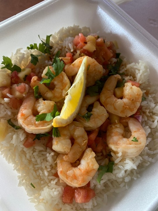 Pina Colada Shrimp Bowl