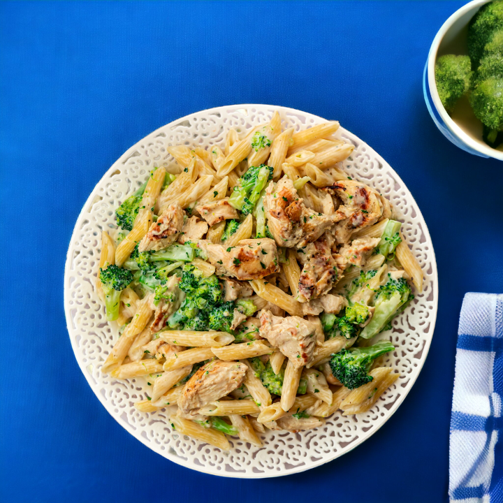 Chicken Broccoli Ziti Alfredo