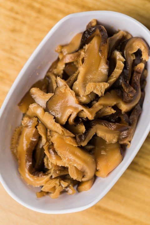 Marinated shiitake mushrooms