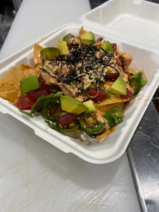 Poke nachos