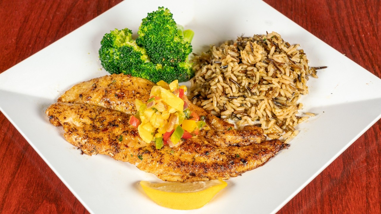 Caribbean Grilled White Fish