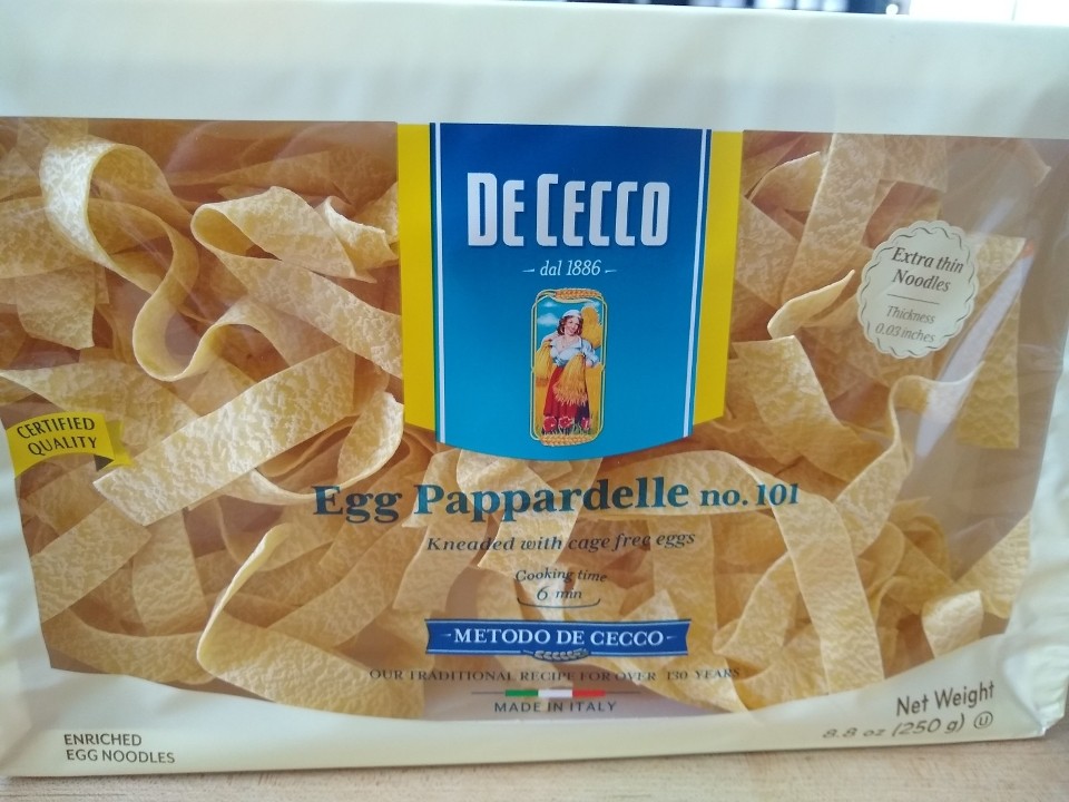 Pasta, Papparedelle (DeCecco) 8.8oz