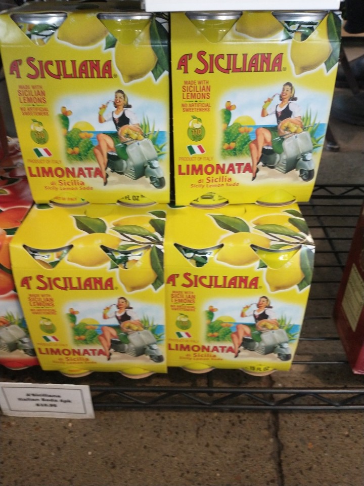 A' Siciliana Limonata Soda 4pk