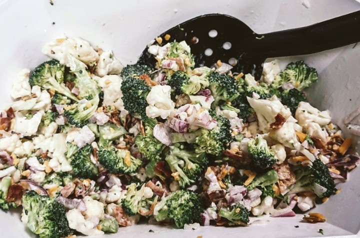 Broccoli & Cauliflower Salad