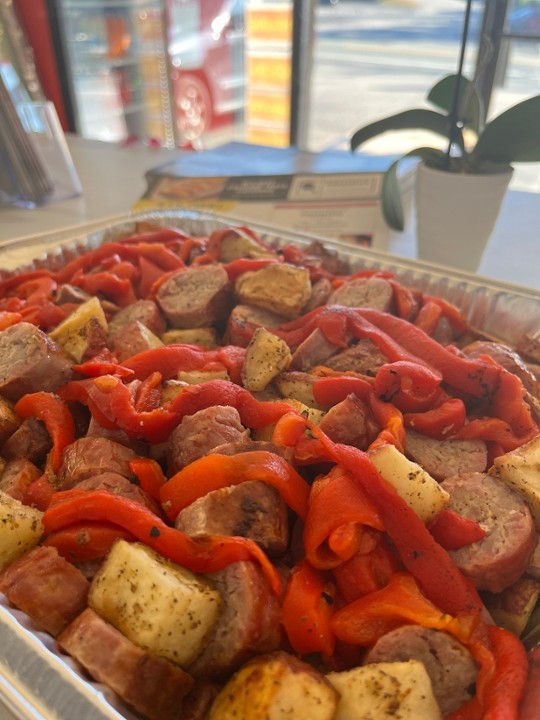 Sausage, Potato & Roasted Red Peppers