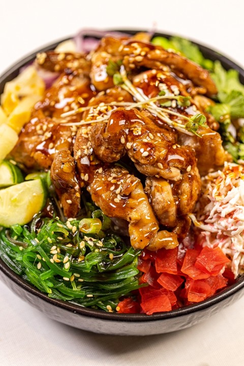 Ahipoki, CA Rialto Village - Hawaiian BBQ Chicken Bowl