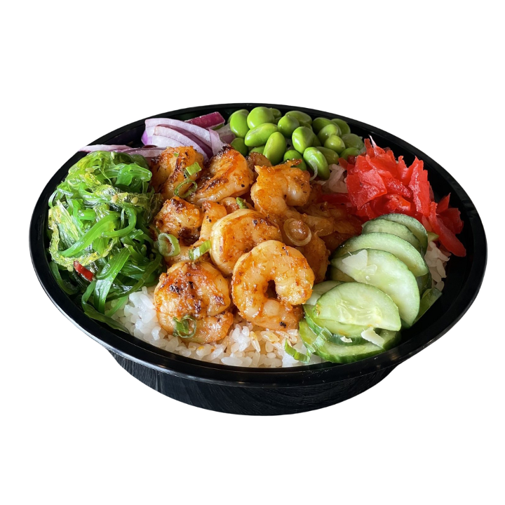 Ahipoki, CA Rialto Village - Sriracha Shrimp Bowl