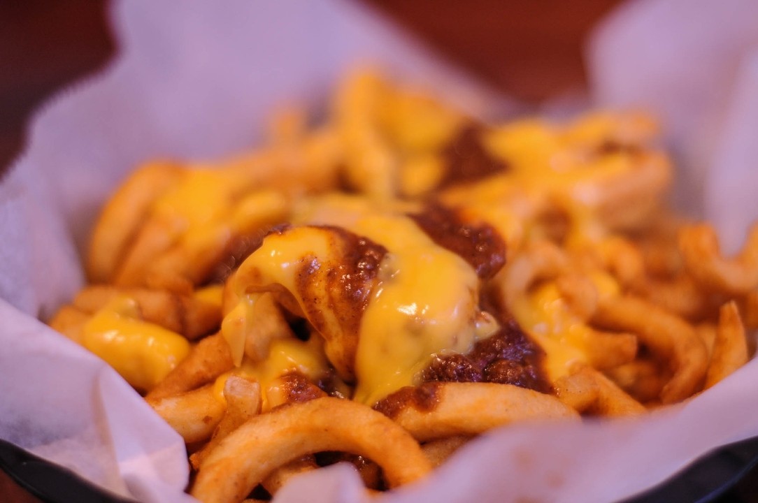 Curly Chilli Cheese Fries (Non Halal)