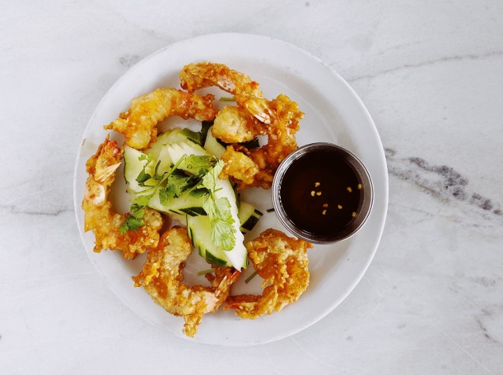 Sesame Coconut Shrimp Fritters