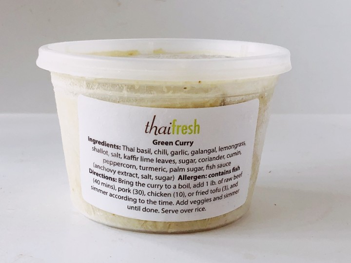 Green Curry Base, fish, Frozen, 16oz