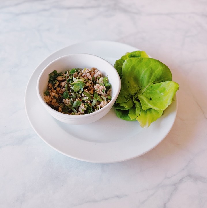 Pork Larb Lettuce wrap