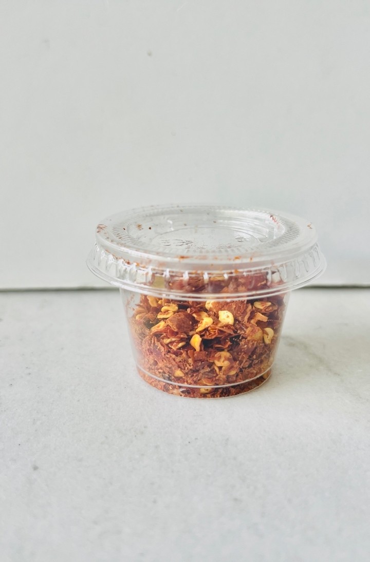 pepper flakes, 1oz, if dining in just ask us for a shaker!